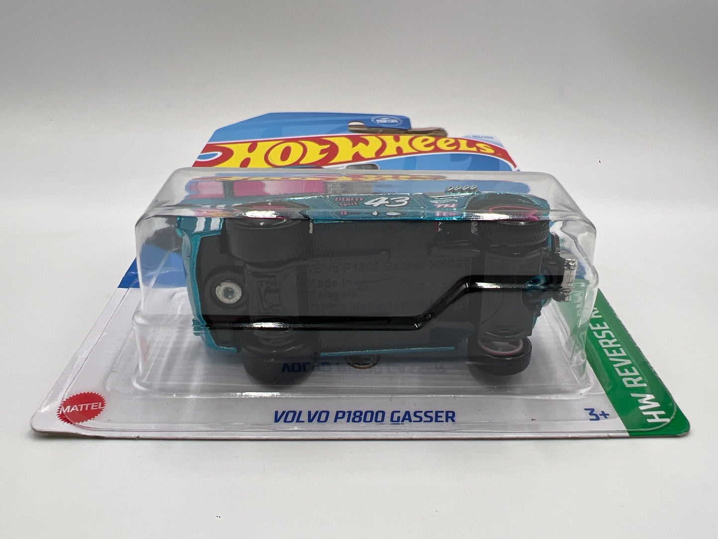 2024 Hot Wheels Super Treasure Hunt #153 Volvo P1800 Gasser Blue W/Protector