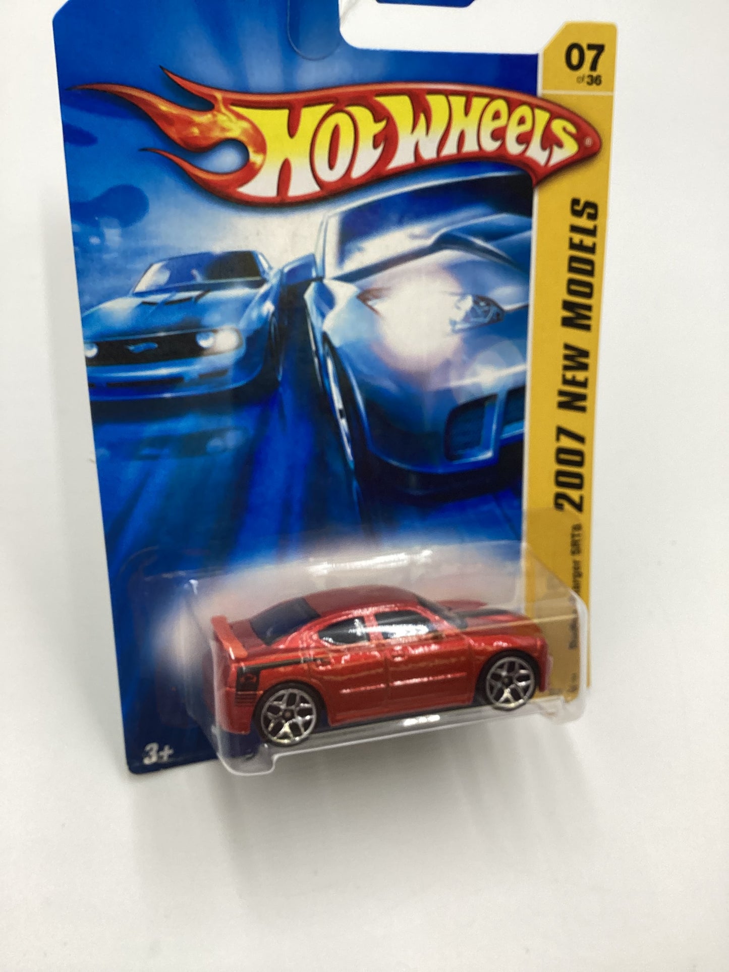 2007 Hot Wheels #007 Dodge Charger SRT8 Orange 37D