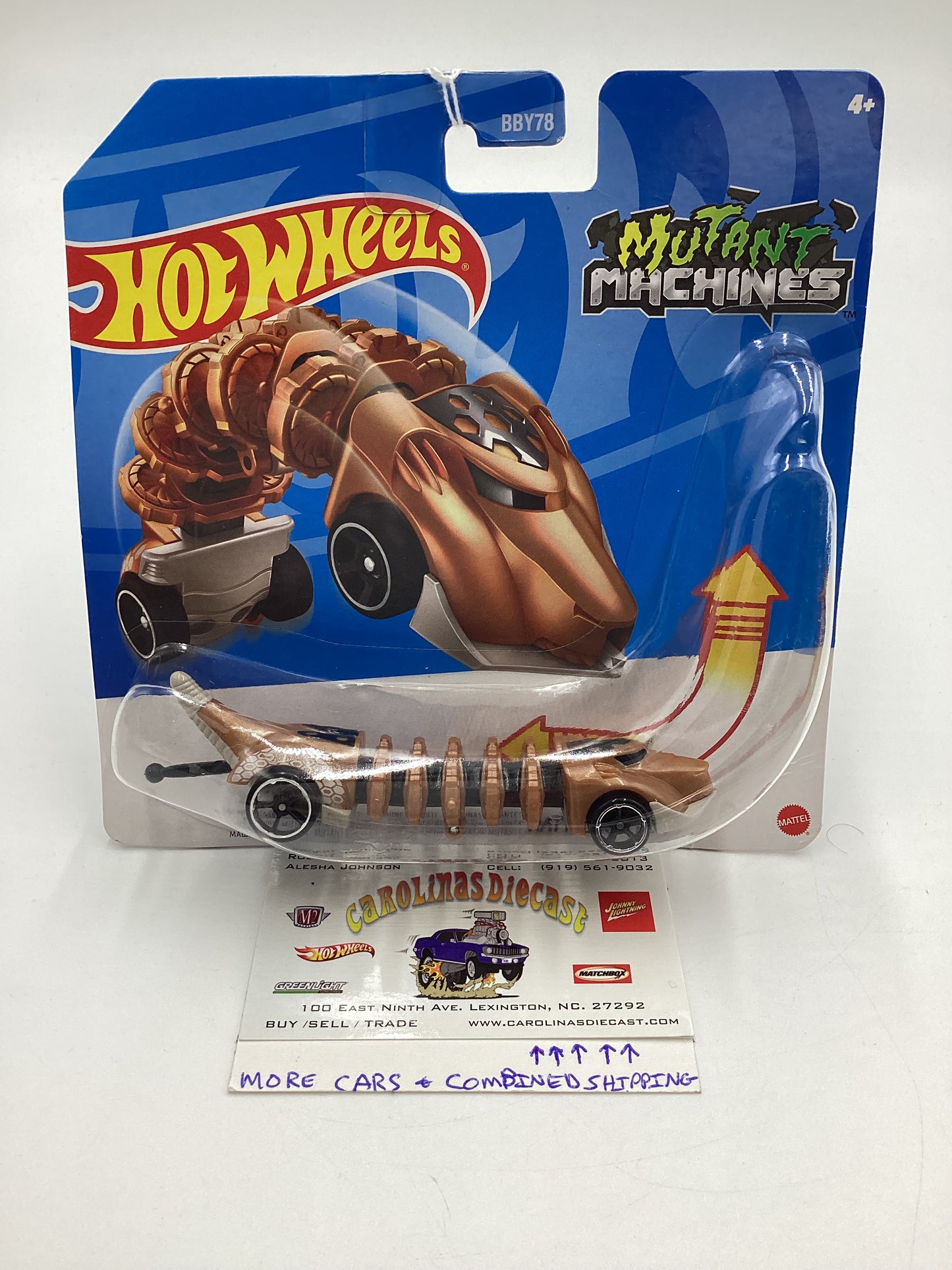 Hot Wheels Mutant Machines Rattle Roller Vein bottom right