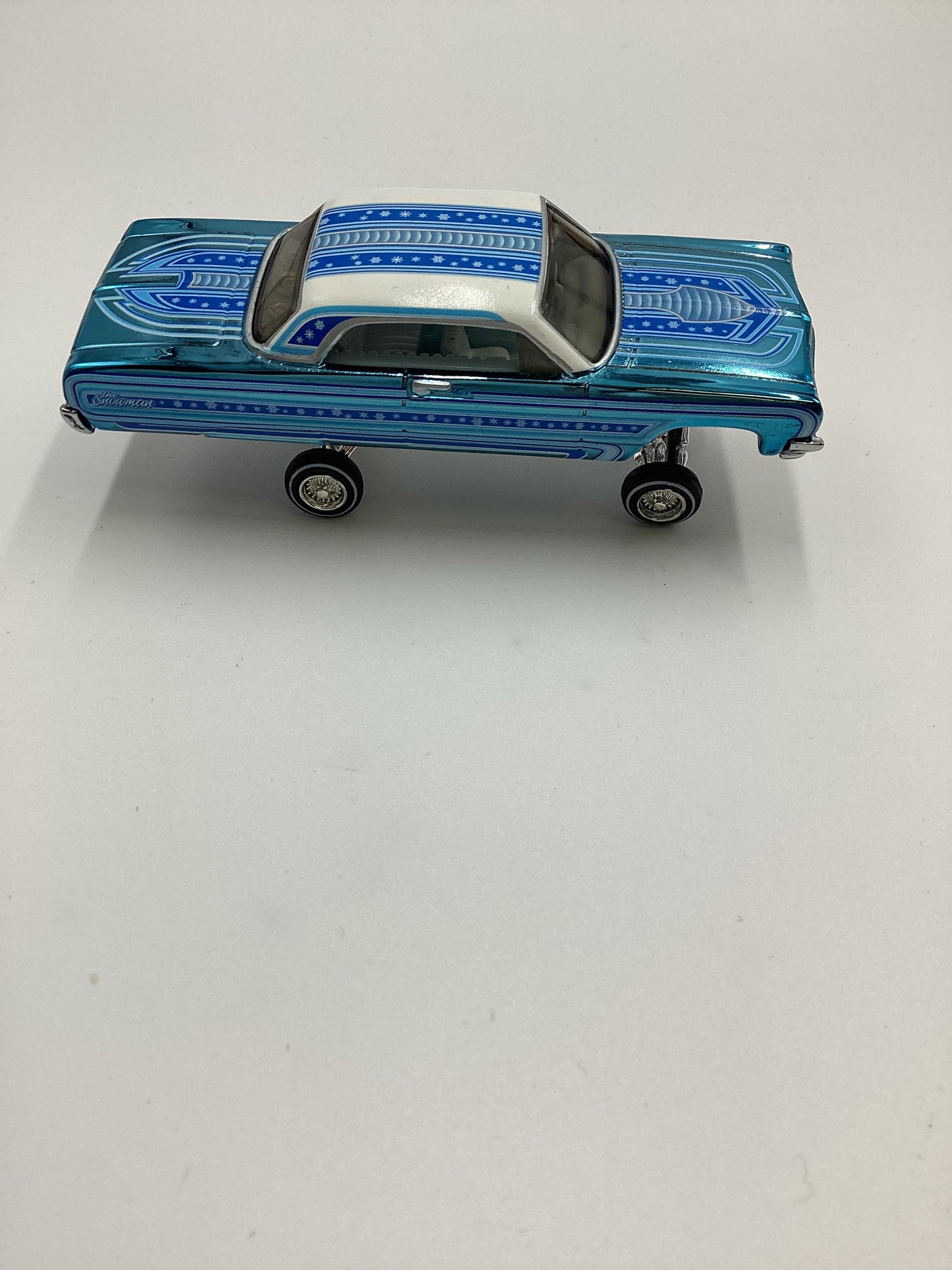 2021 Hot Wheels RLC #23717/30000 64 Chevy Impala Blue Snowman