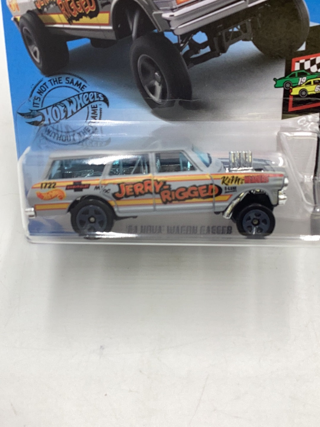 2019 Hot wheels #198 64 Nova Wagon Gasser grey Factory sealed 11D