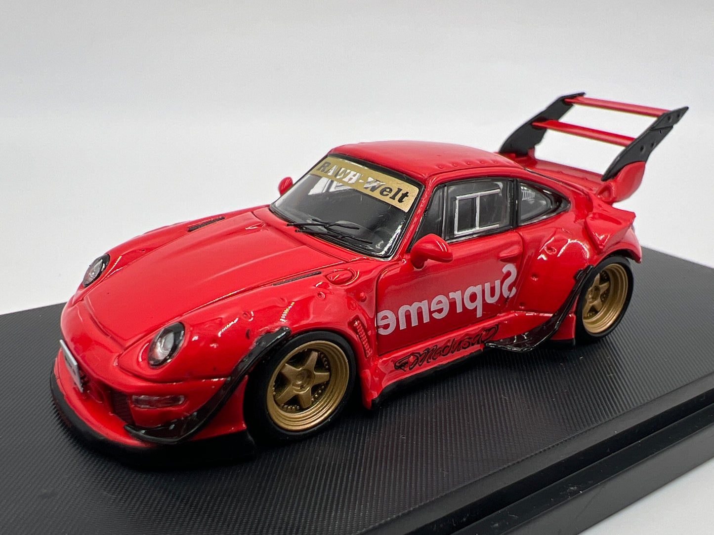 Street Warrior x Ghost Player 1/64 #317/499 Supreme Porsche RWB Red