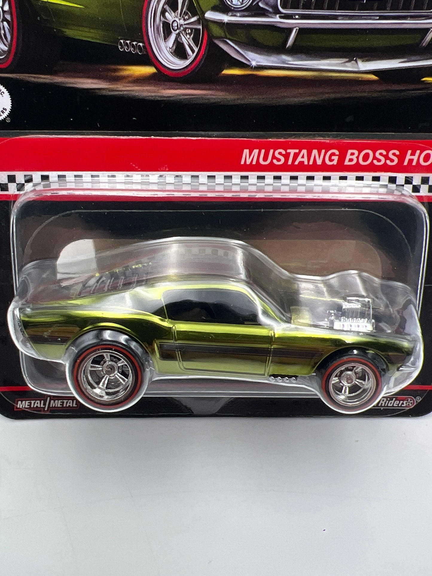 2022 Hot Wheels RLC Mustang Boss Hoss Green W/Protector