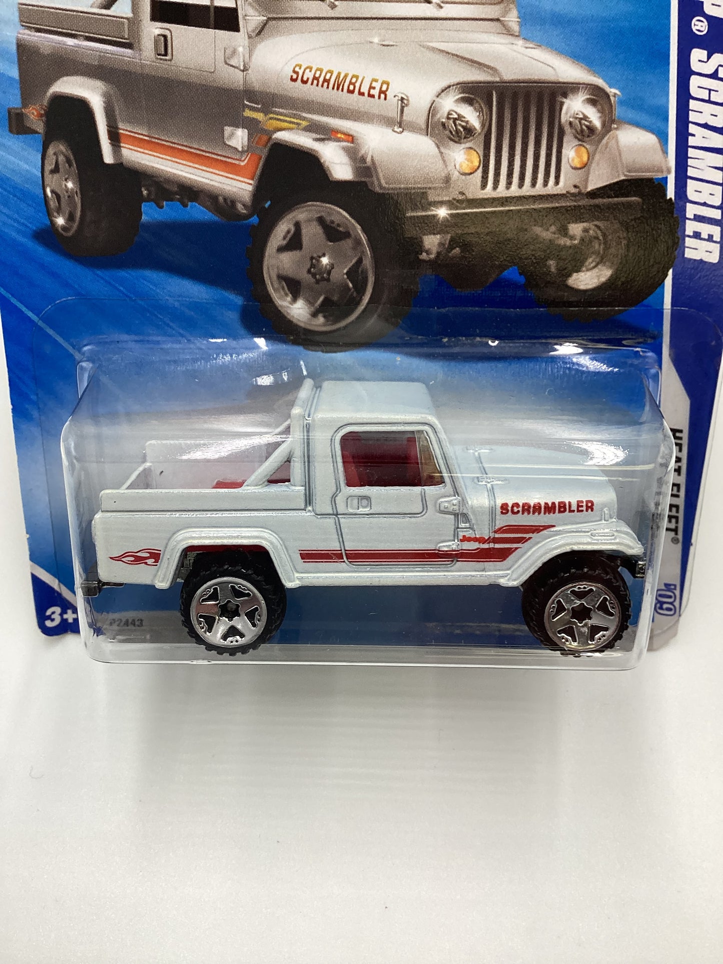 2009 Hot Wheels #123 Jeep Scrambler White