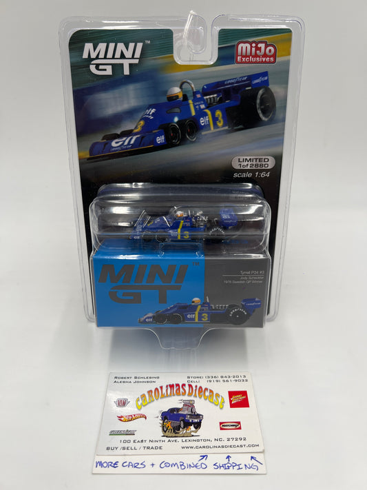 Mini GT Mijo Exclusives #583 Tyrell P34 #3 Jody Scheckter Blue