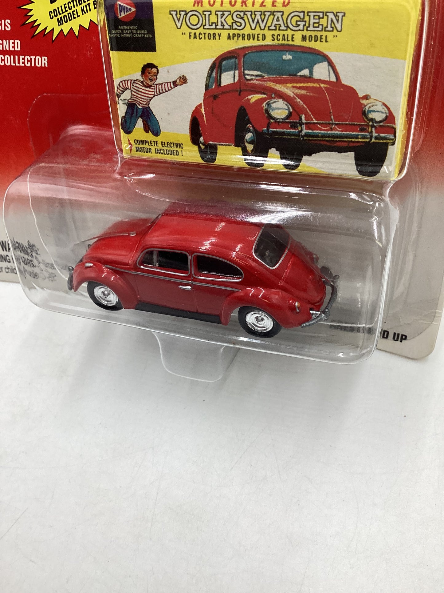 Johnny lightning Classic Plastic 1966 VW Beetle Red