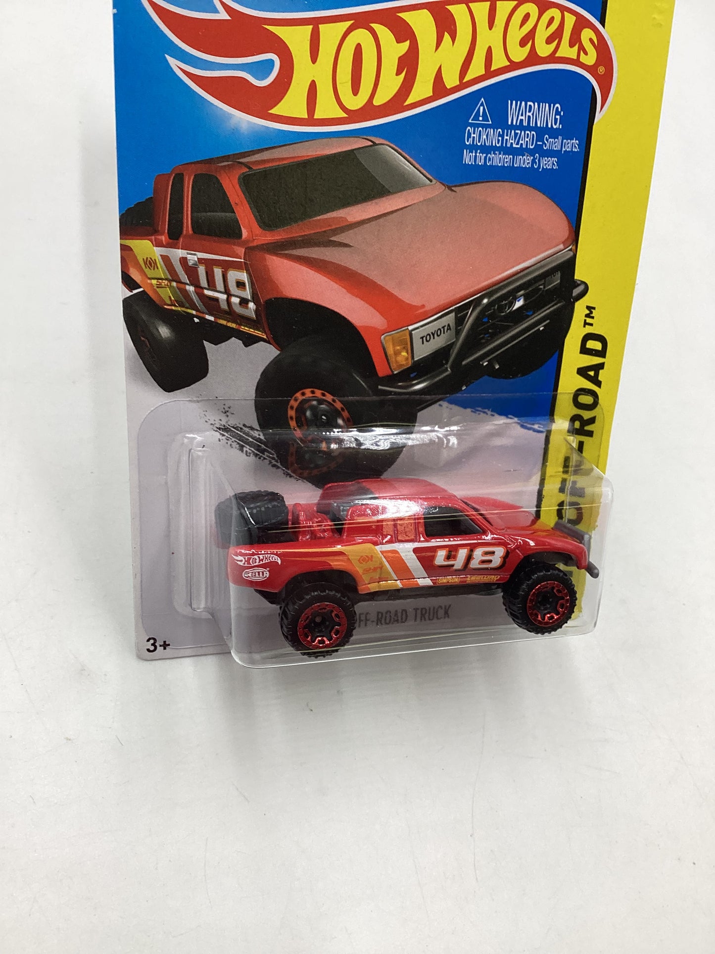 2015 Hot Wheels Off Road #120 Toyota Off Road Truck Red 94E