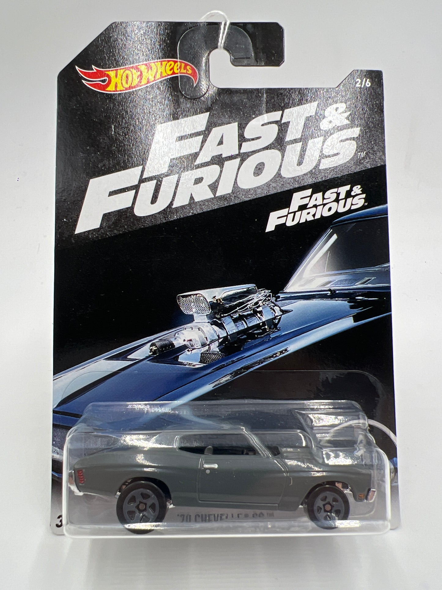 Hot Wheels Fast and Furious #2 2/6 70 Chevelle SS Gray