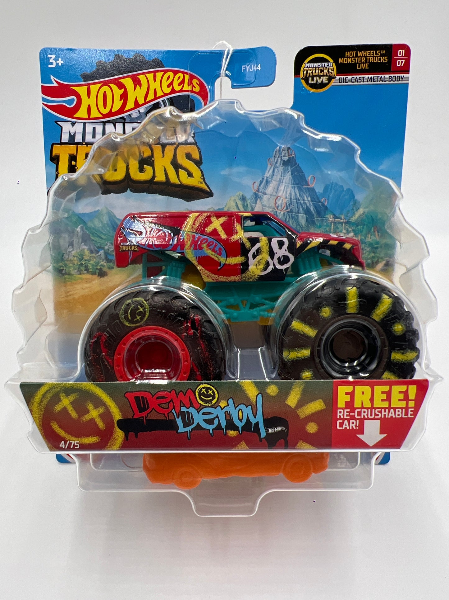 Hot Wheels Monster Trucks HW MT Live #4 Demo Derby 132E