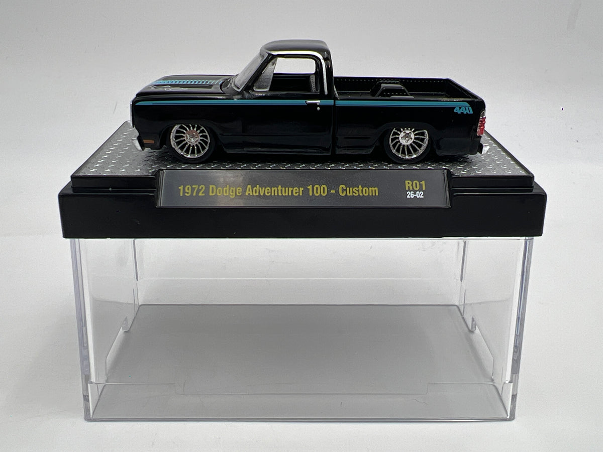 2026 M2 Machines R01 Blind Box 1972 Dodge Adventurer 100 Custom Black