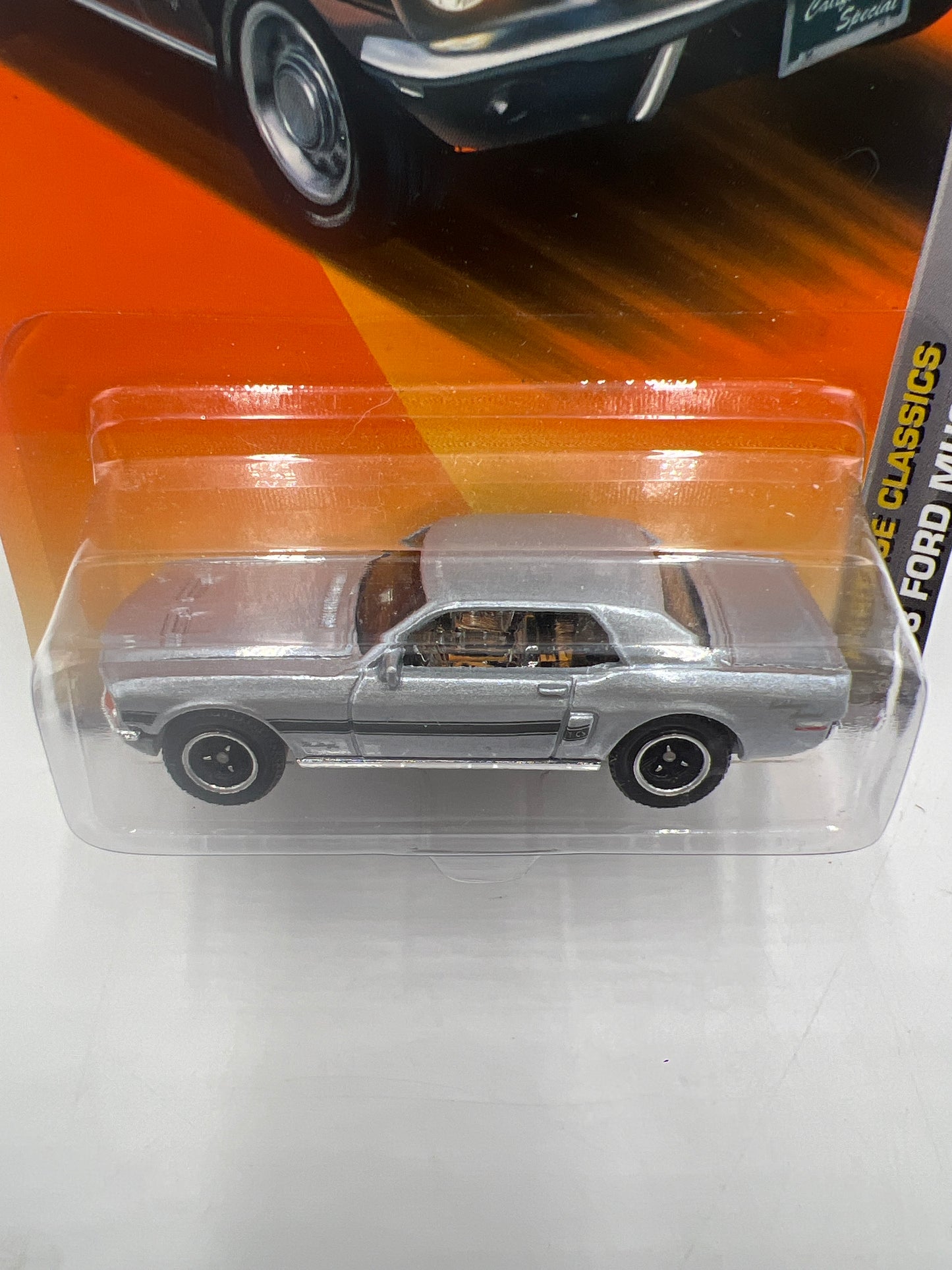 2011 Matchbox #25 Heritage Classics 68 Ford Mustang GT CS Silver 30G