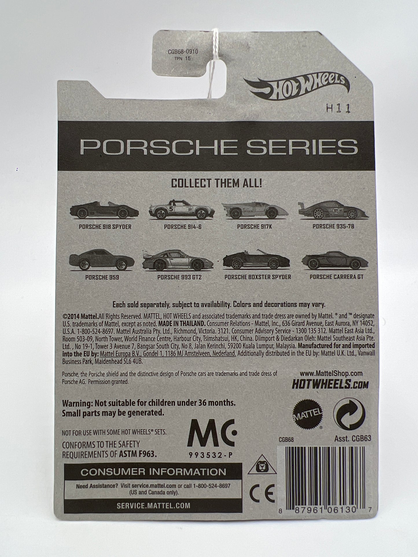 2015 Hot Wheels Walmart Exclusive Porsche Series #3 Porsche 959 Red SR