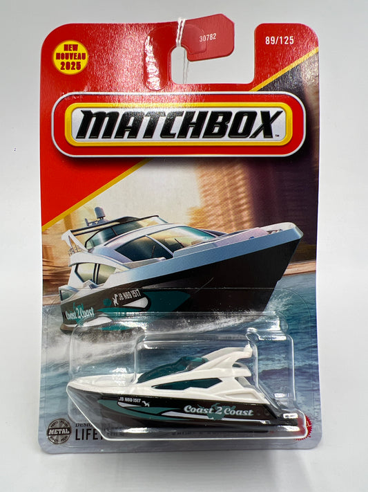 2025 Matchbox #89 Coast To Coast Boat 208H