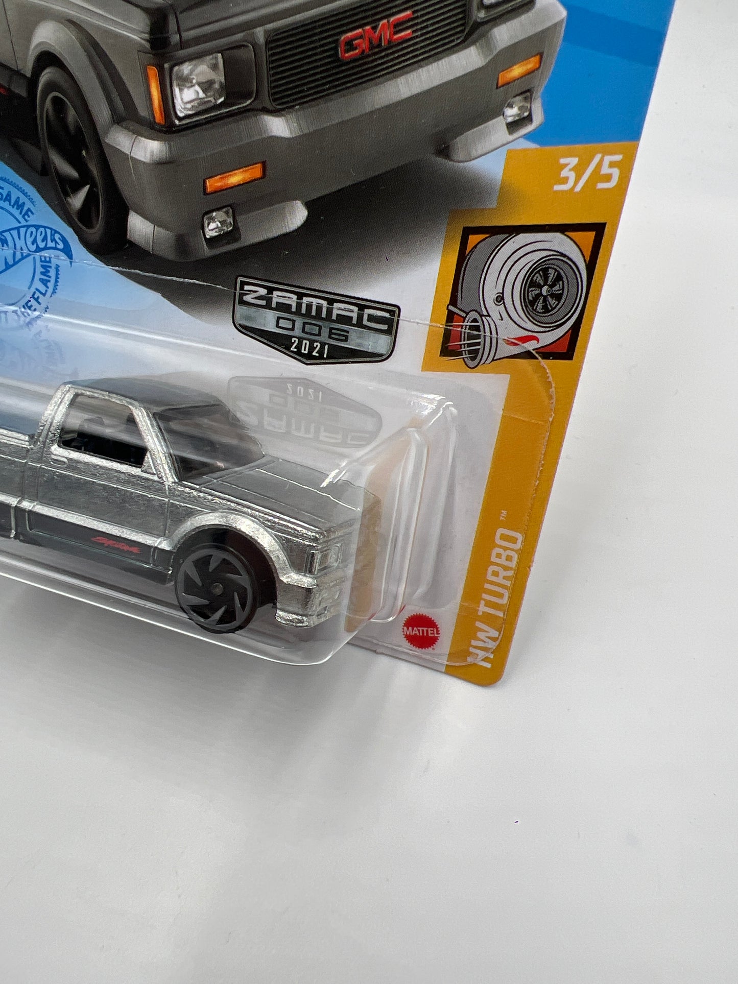2021 Hot Wheels Walmart Exclusive Zamac 006 #92 91 GMC Syclone W/Protector