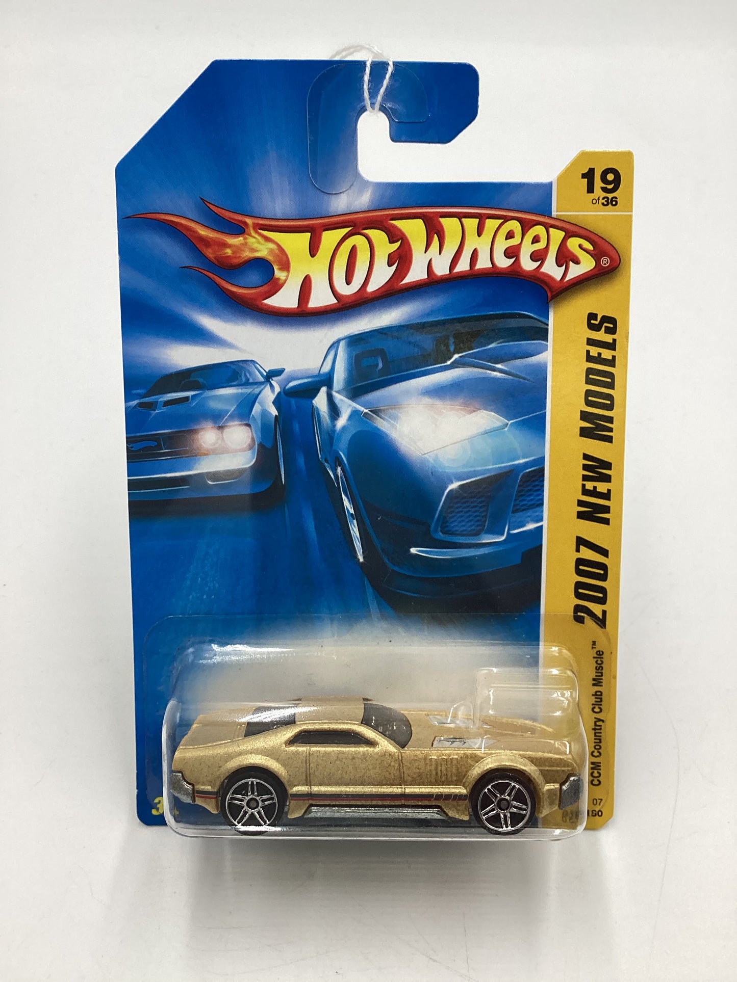 2007 Hot Wheels New Models #19 CCM Country Club Muscle Gold 48i