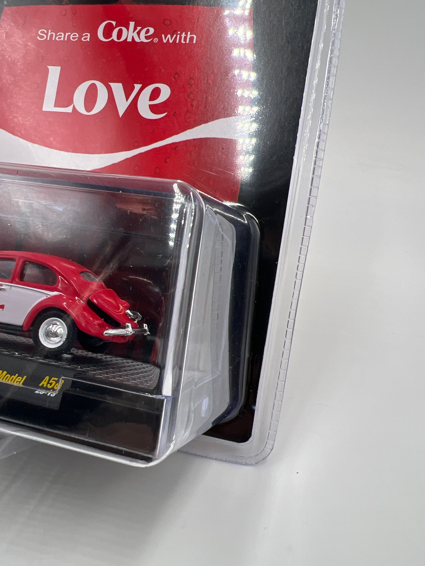 M2 Machines Coca Cola 1953 VW Beetle Deluxe European Model Red A58 204D