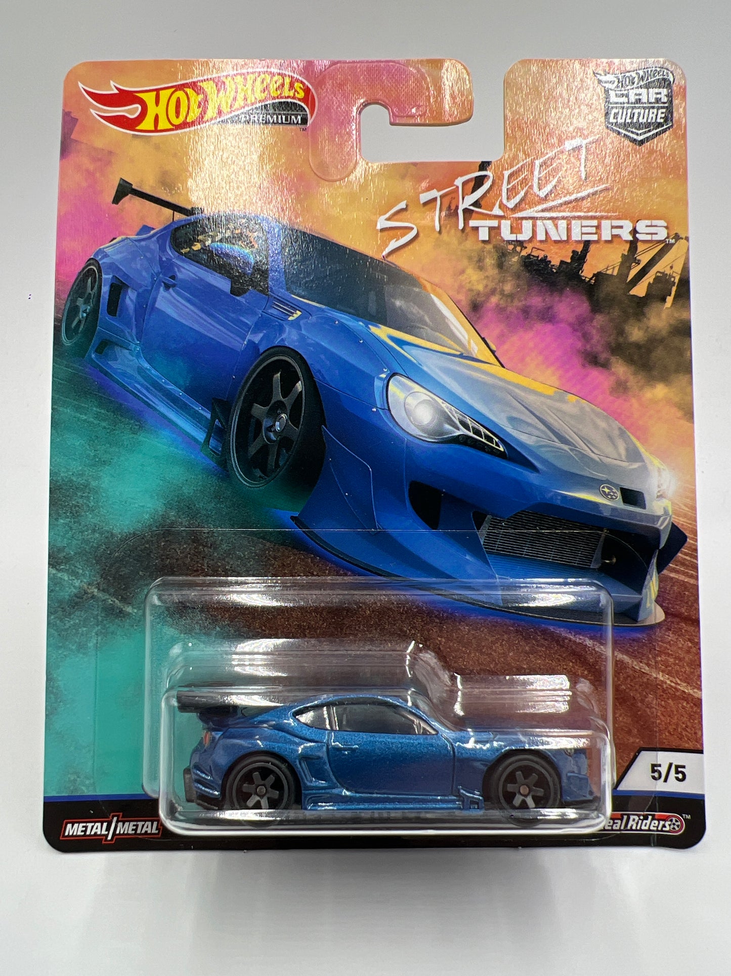 Hot Wheels Premium Street Tuners #5 Pandem Subaru BRZ Blue W/Protector