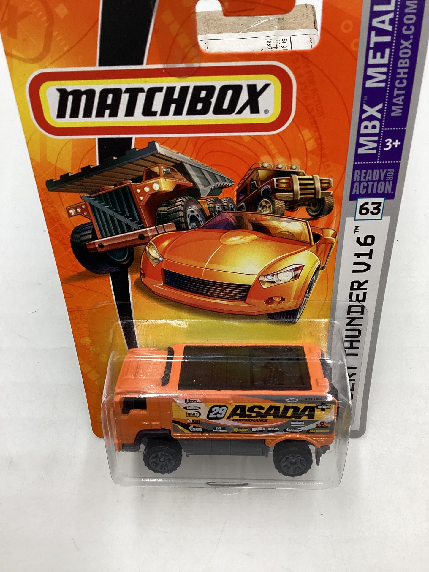 Matchbox #63 MBX Metal Desert Thunder V16 207D