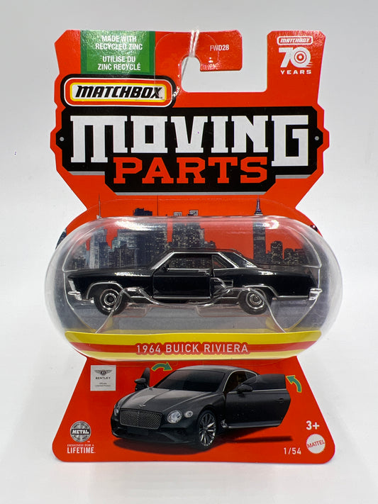 Matchbox Moving Parts Wrong Card Error 1964 Buick Riviera Black On Bentley Continental Card 166A
