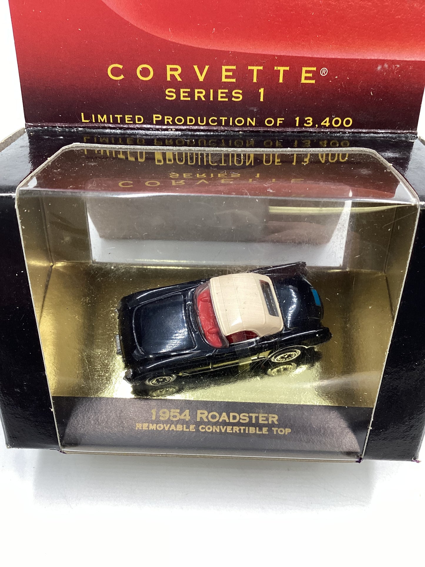 Micro Machines Collectors Edition Corvette Series 1 1954 Roadster Black 1/13400 SR CE 15
