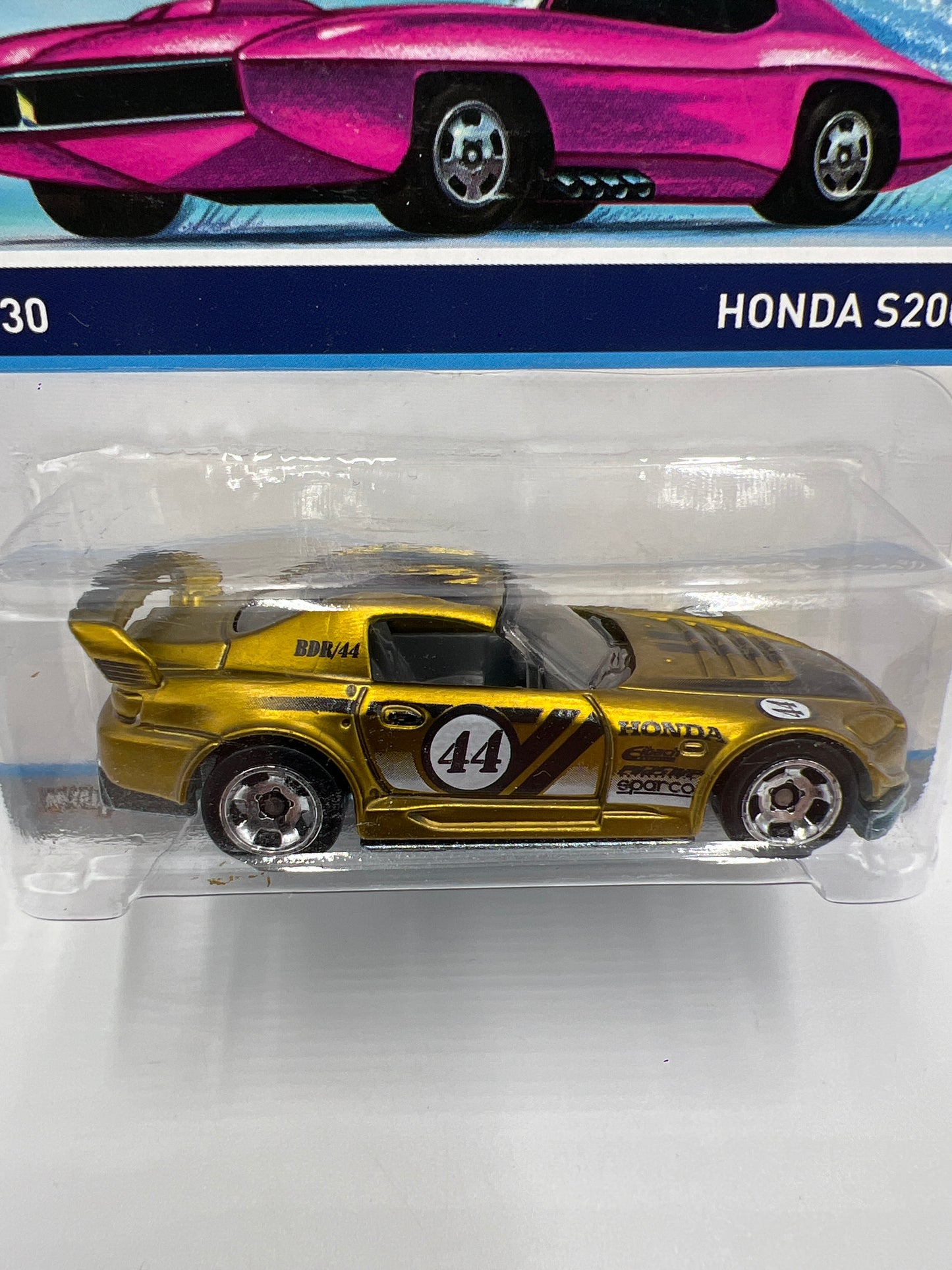 Hot Wheels Cool Classics #23 Honda S2000 Spectrafrost Gold W/Protector