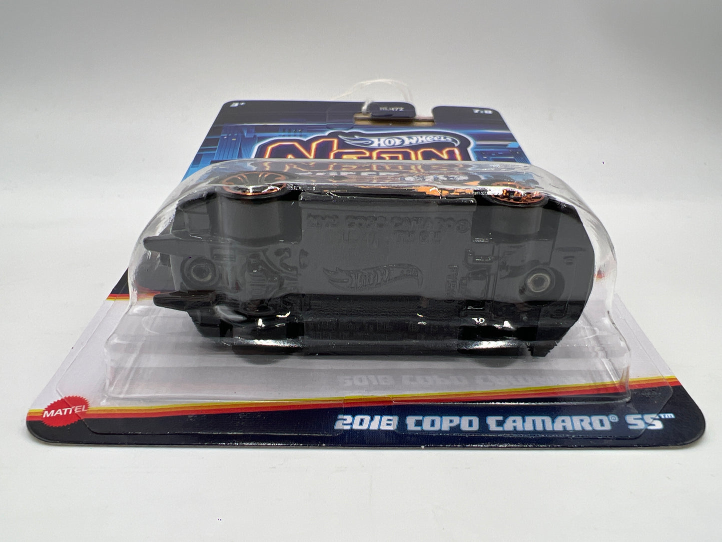 2025 Hot Wheels Neon Speeders #7 2018 Copo Camaro SS Black 158F