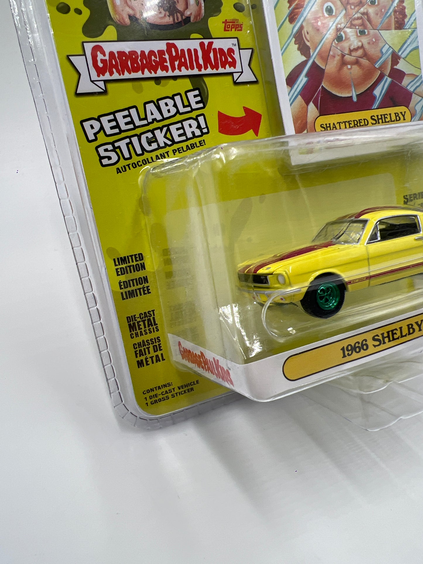 Greenlight Garbage Pail Kids Series 3 CHASE 1966 Shelby GT350 Yellow