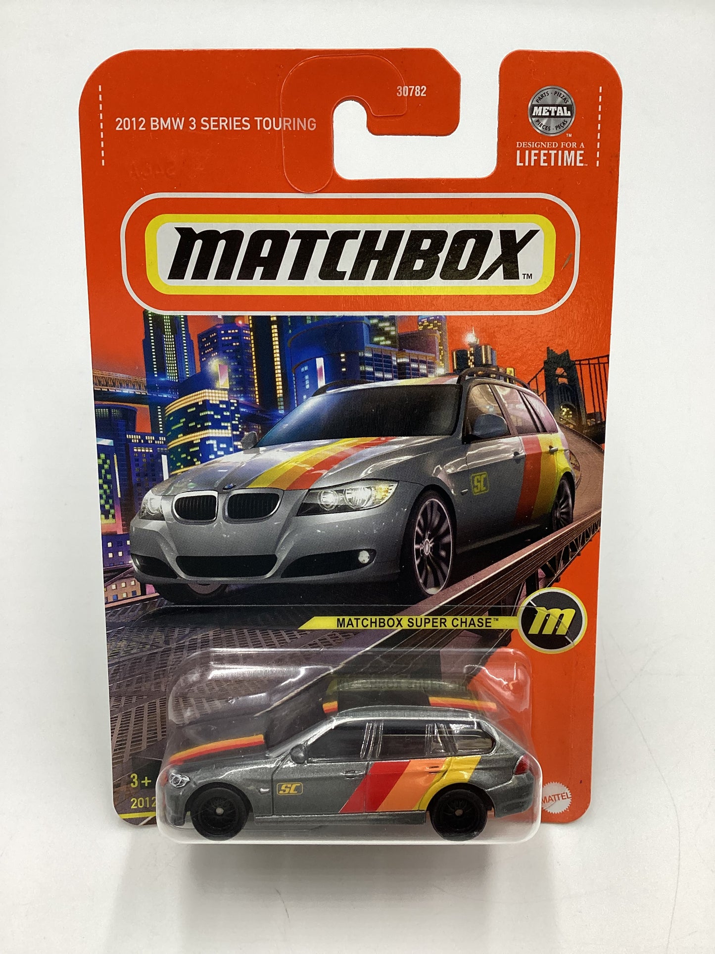 2024 Matchbox Super Chase 2012 BMW 3 Series Touring Gray