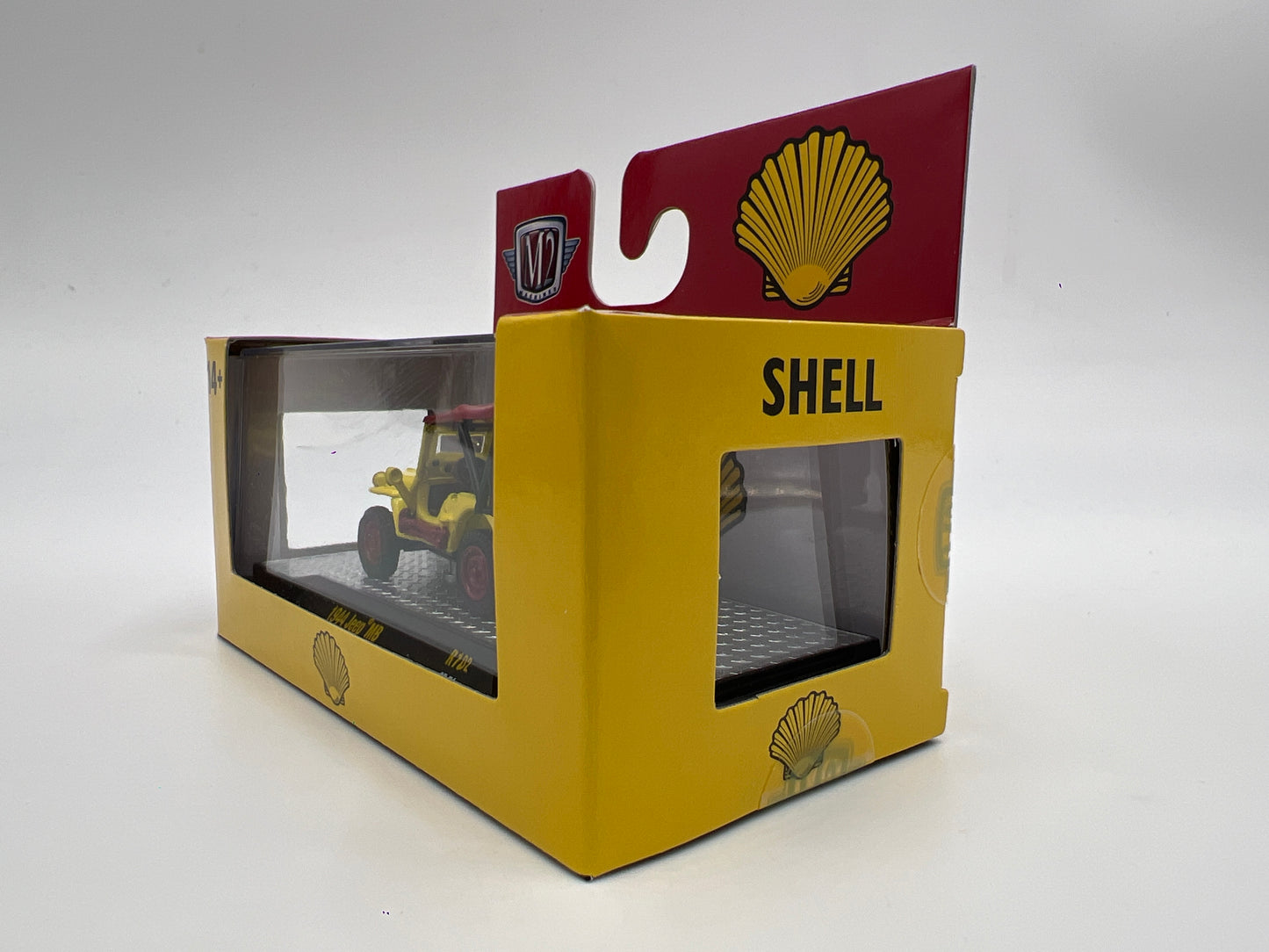 2025 M2 Machines Shell 1944 Jeep MB Yellow/Red R102
