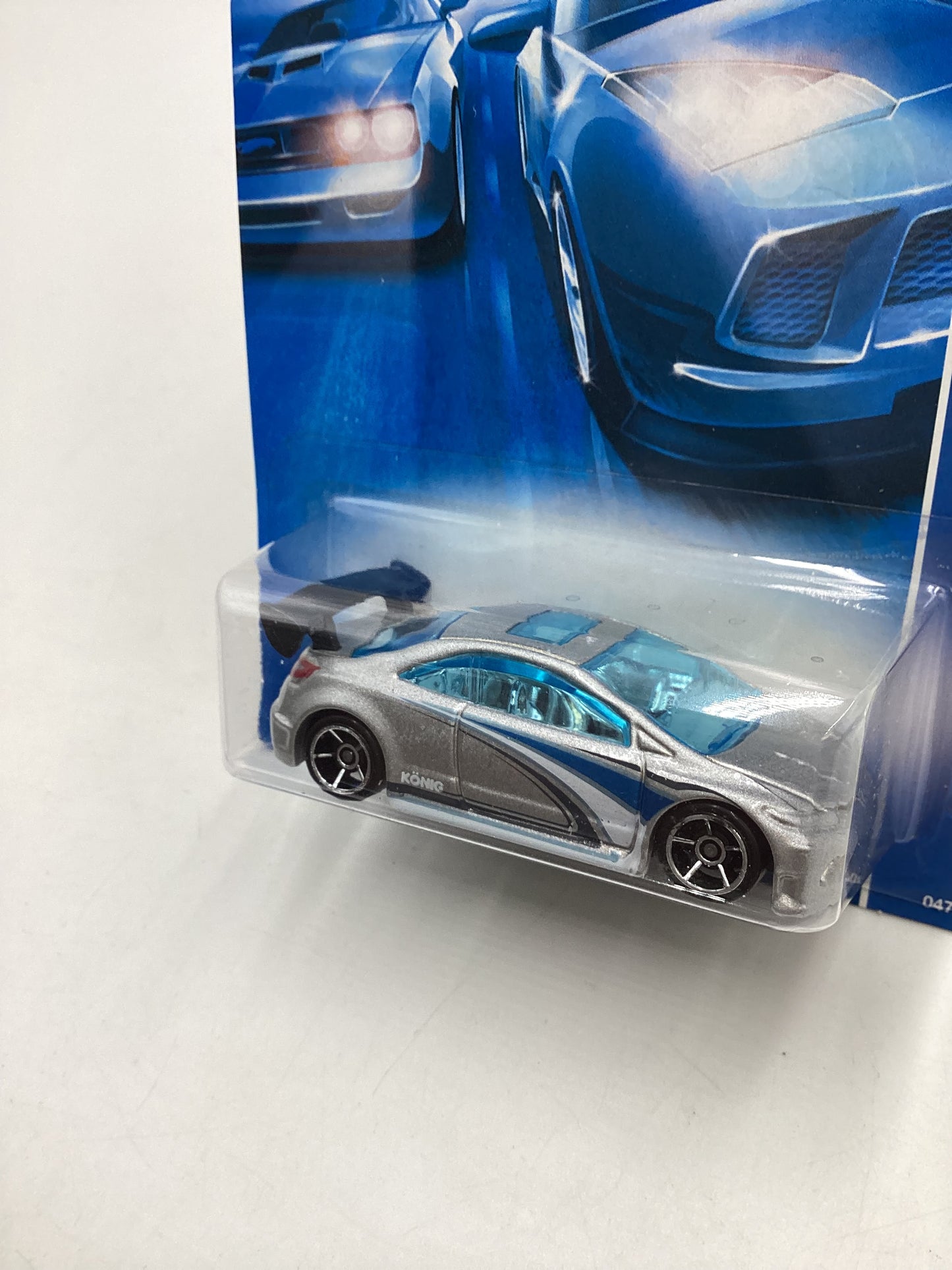 2008 Hot wheels #47 Kmart Exclusive Silver Honda Civic Si