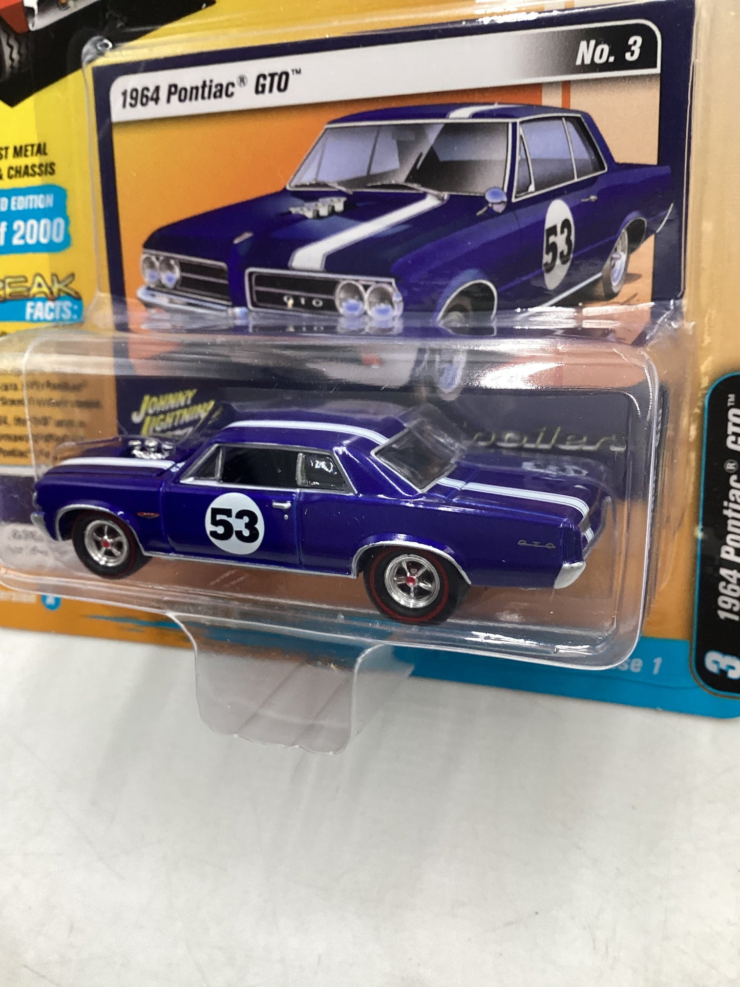 Johnny lightning Street freaks zingers Spoilers 20 Blue 1964 Pontiac GTO 277D