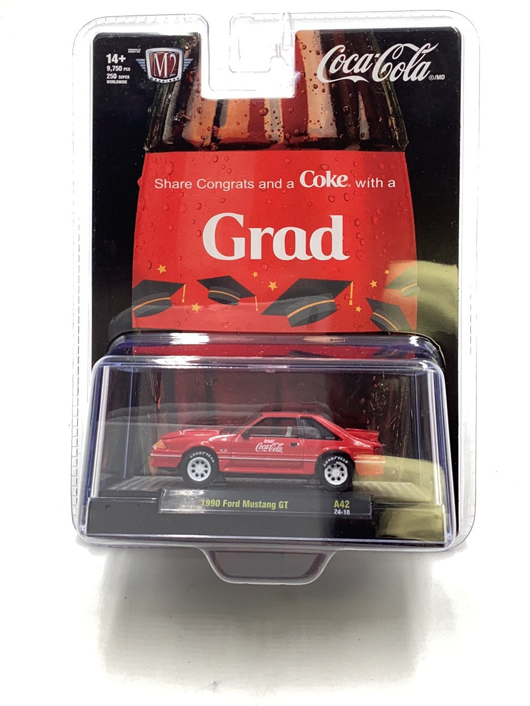 M2 MACHINES Coca Cola 1990 Ford Mustang GT A42