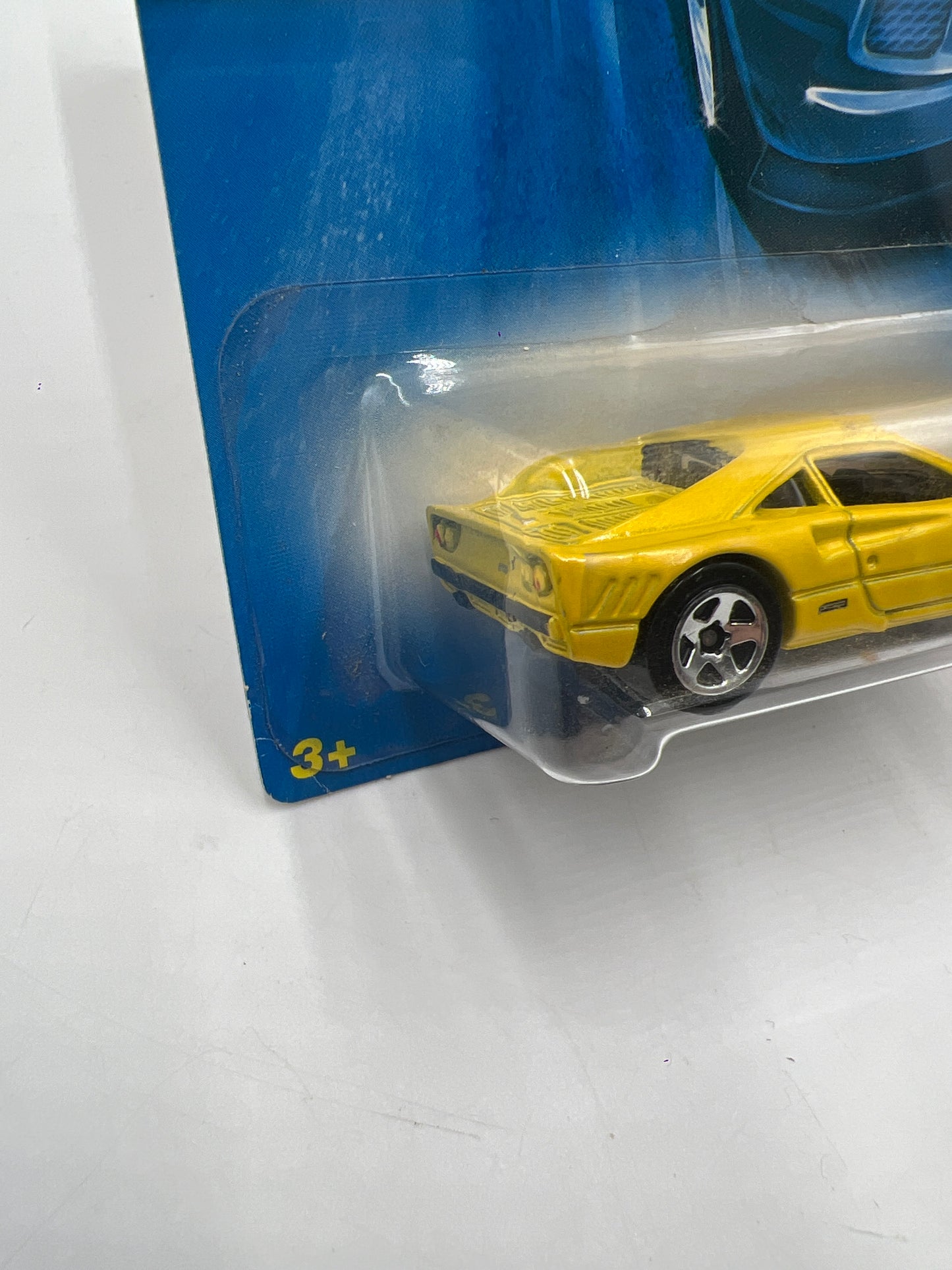 2008 Hot Wheels New Models #038 Ferrari GTO Yellow *Card Not Perfect*