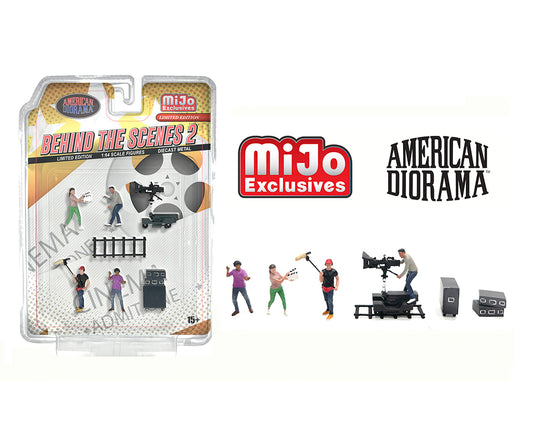 (Preorder) American Diorama 1:64 Figures Behind The Scenes II MiJo Exclusive