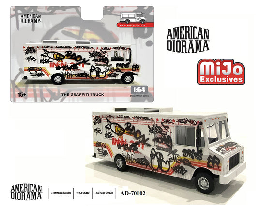 (Preorder) American Diorama 1:64 Food Truck Graffiti Style Limited Edition MiJo Exclusives