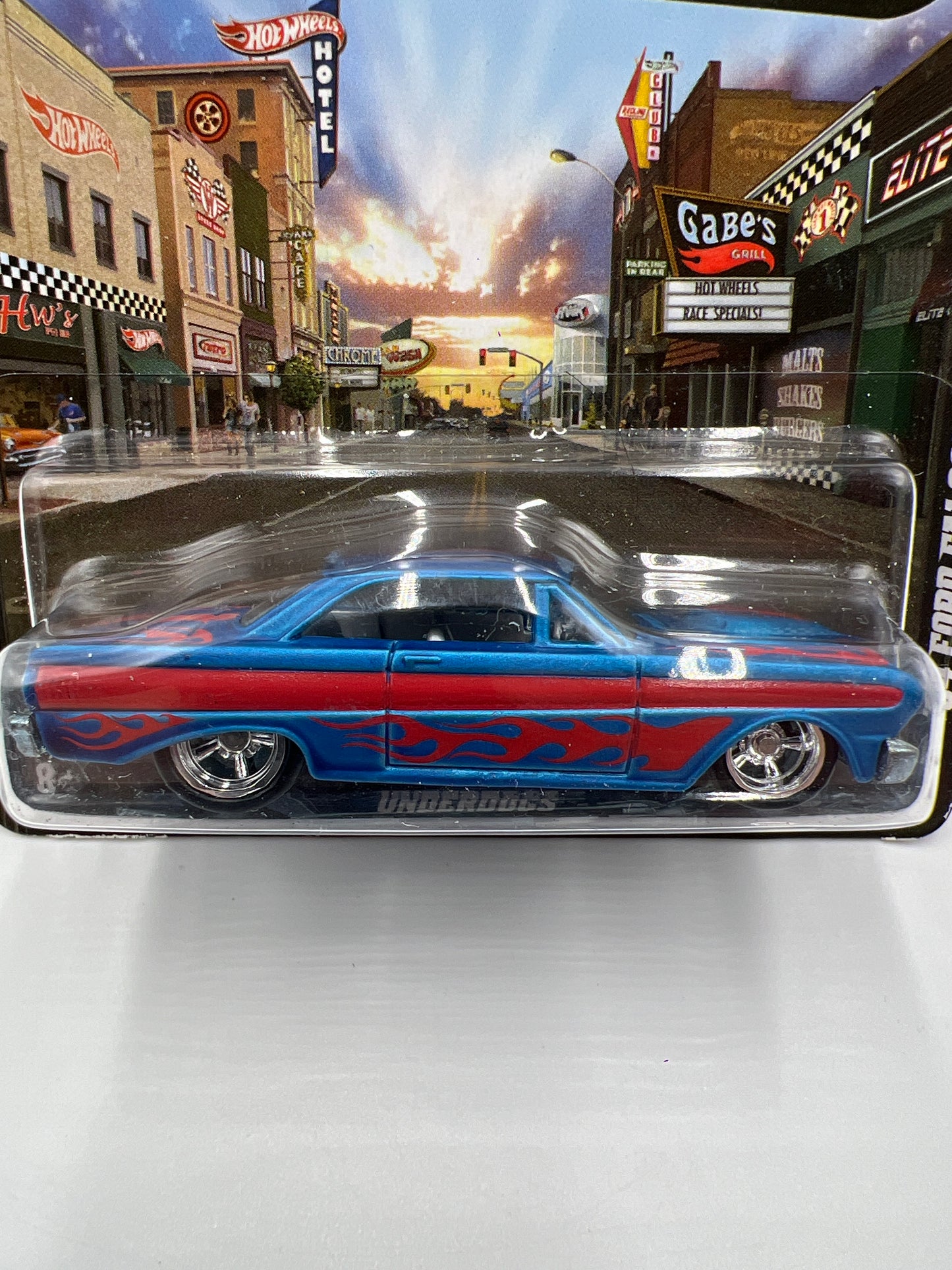 Hot Wheels Boulevard Underdogs 64 Ford Falcon Sprint Blue #2 (SR)