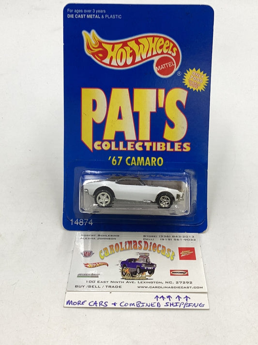 Hot Wheels Pats Collectibles 67 Camaro 14874 1/7000 with protector