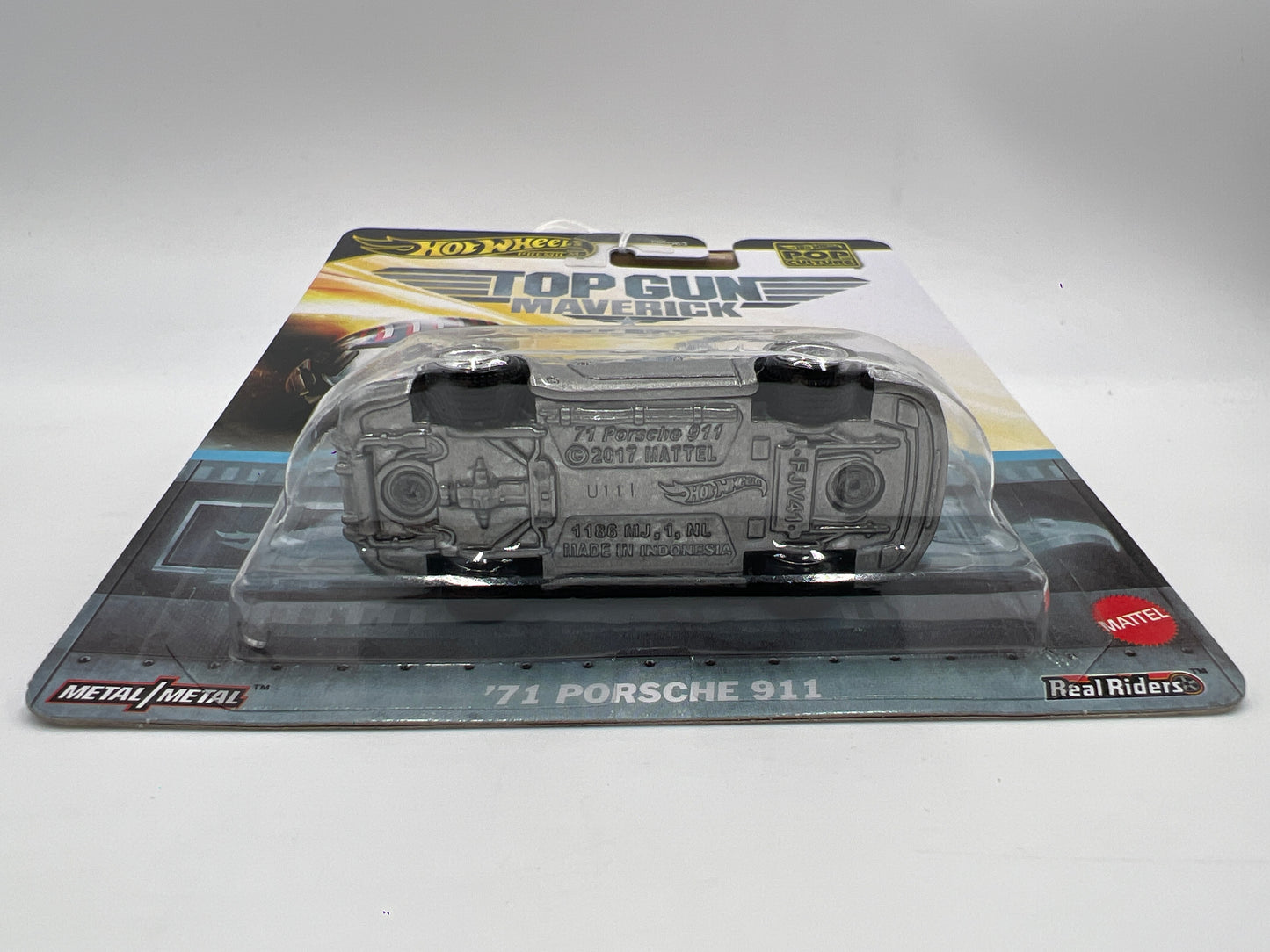 2025 Hot Wheels Premium Pop Culture Top Gun Maverick 71 Porsche 911 Silver 246C