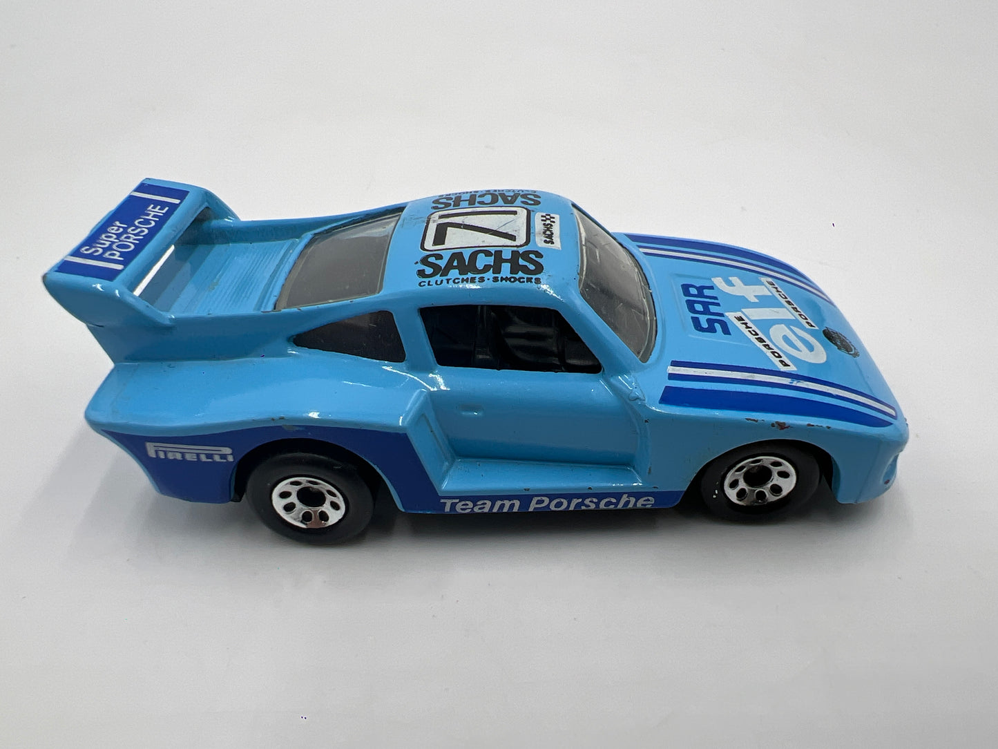 Matchbox 1983 Superfast 1:57 Racing Porsche 935 Blue Loose