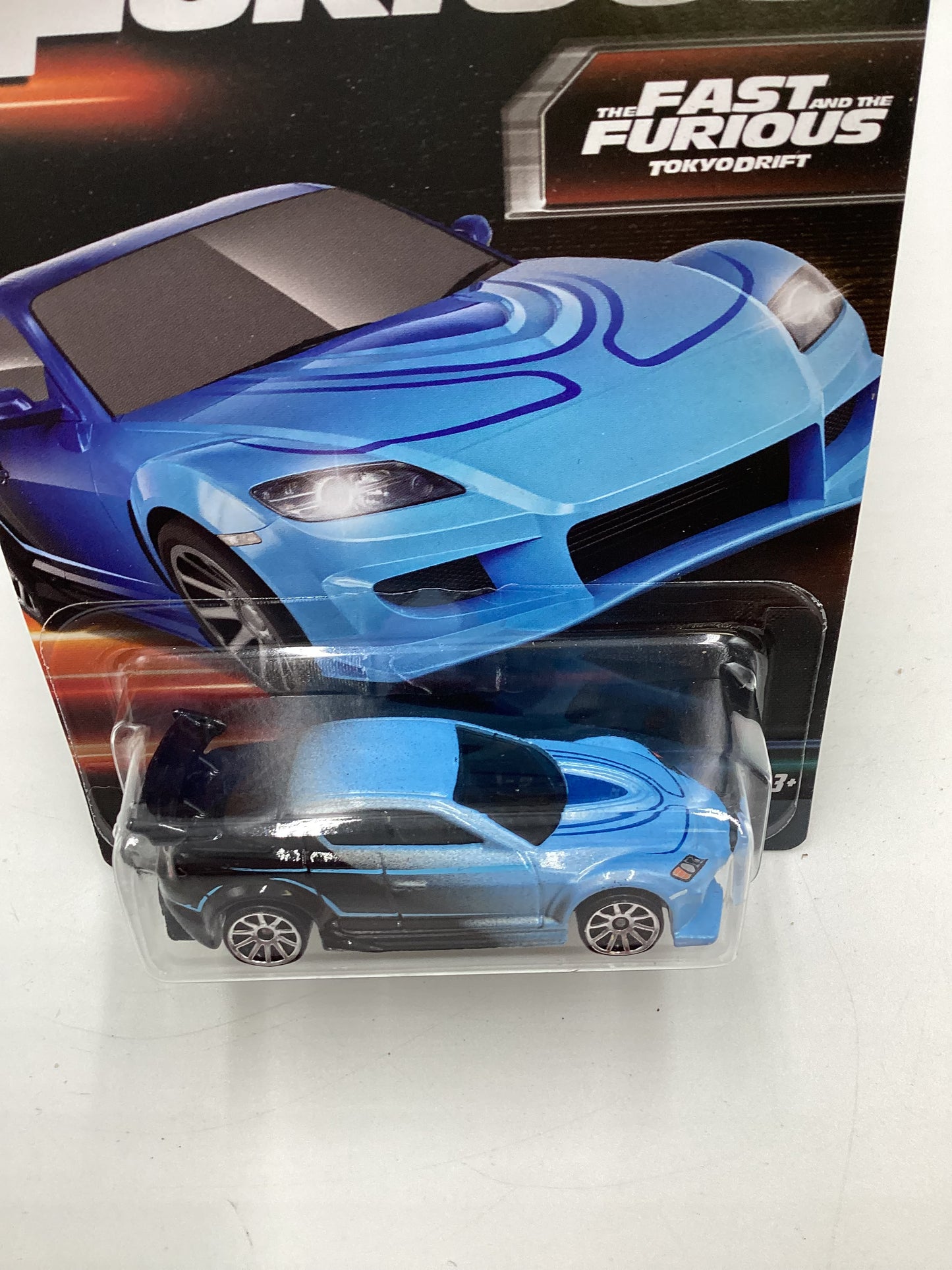 2023 Hot Wheels Fast and Furious Series 3  #3 Mazda RX-8 Blue/Black with protector