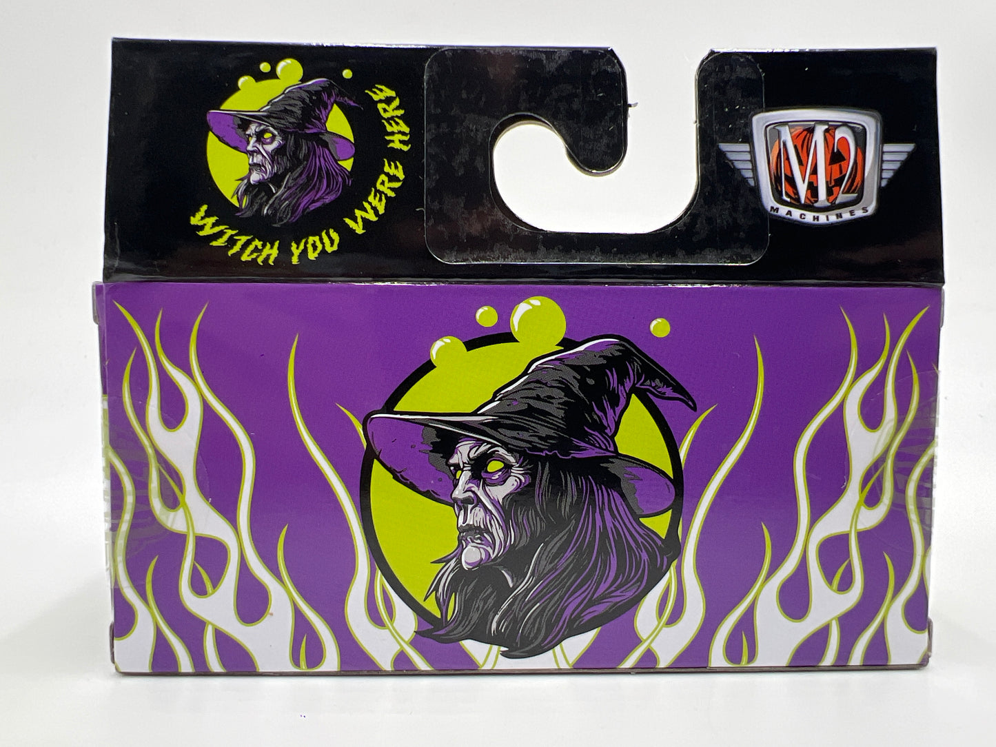 2025 M2 Machines Walmart Exclusive Halloween Witch You Were Here 1949 Mercury Custom Purple WMTS21