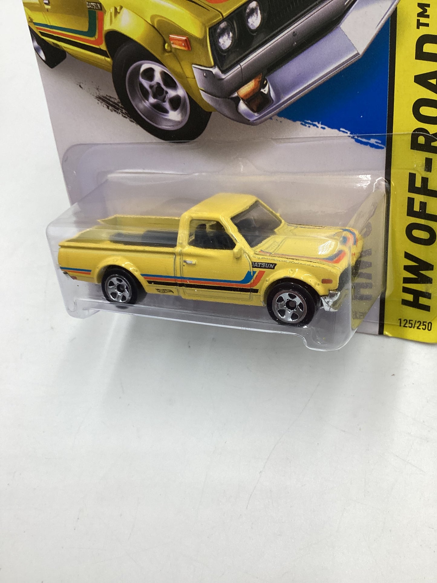 2015 Hot Wheels Kmart Exclusive #125 Datsun 620 Yellow 161A