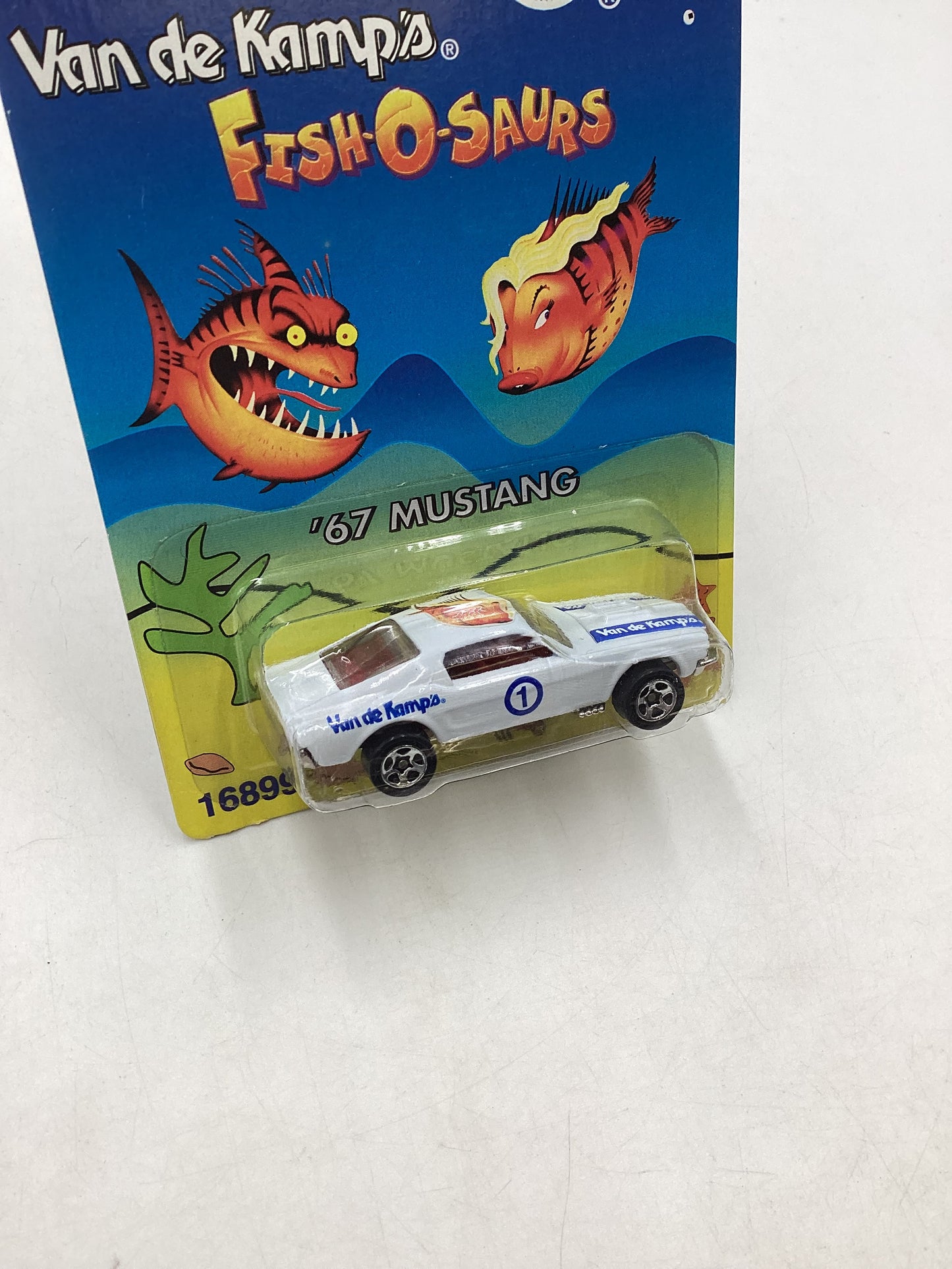 1996 Hot Wheels Van De Kamps Mail In 67 Mustang White