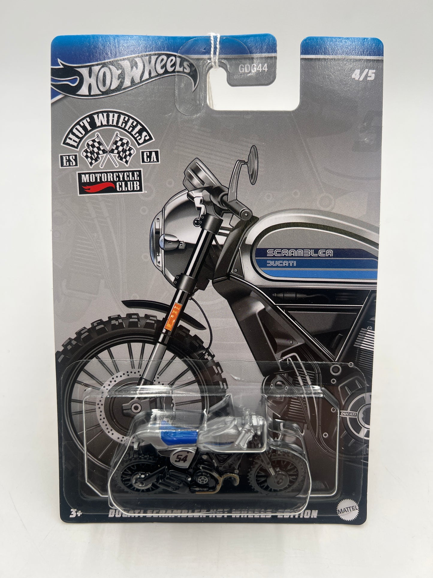 2024 Hot Wheels Themed Auto Motorcycle Club #4 Ducati Scrambler Hot Wheels Edition 159E