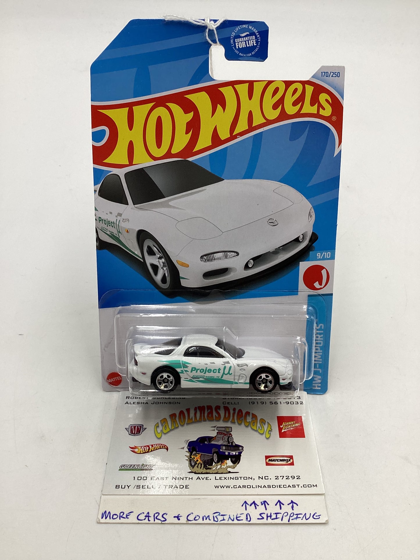 2024 Hot Wheels j case #170 95 Mazda RX-7 85C