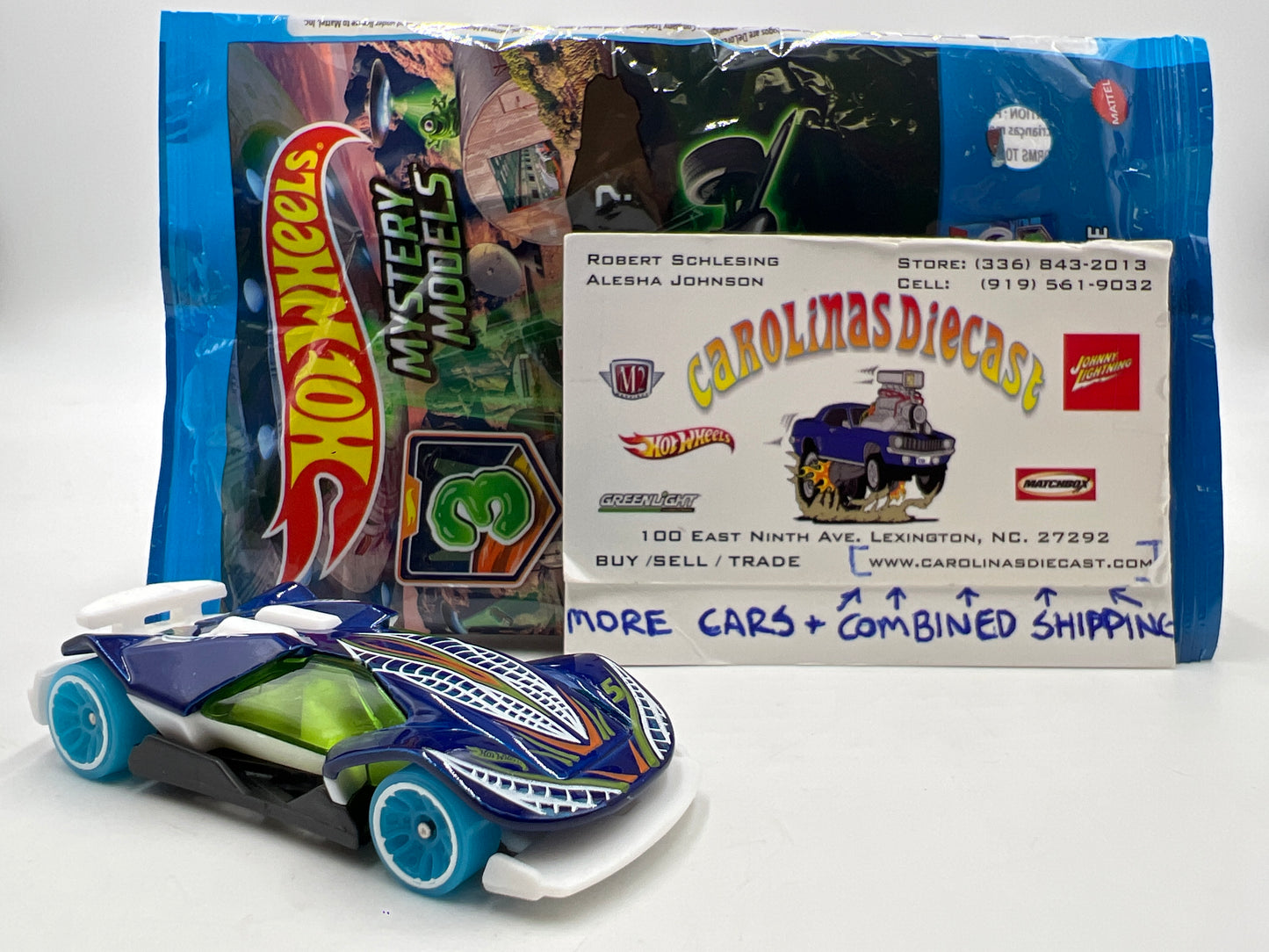 2021 Hot Wheels Mystery Models Series 3 #5 Cyber Speeder Blue