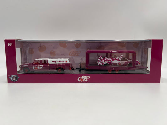 M2 Machines Auto Haulers CHASE Cherry Coke 1973 Chevrolet Cheyenne Super 30 & 1969 Camaro Z/28 Funny Car TW30
