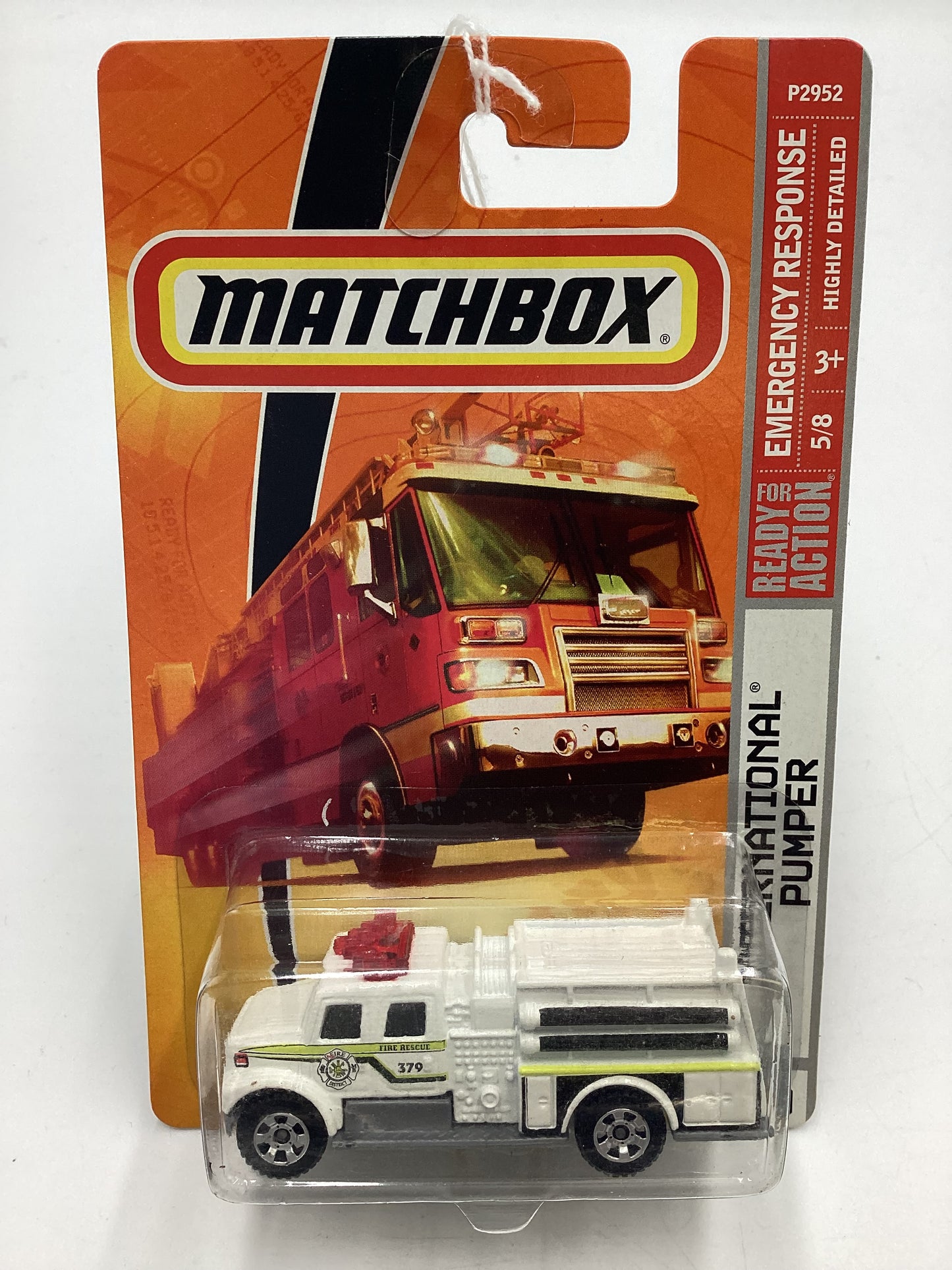 Matchbox Emergency Response #59 International Pumper White 207C