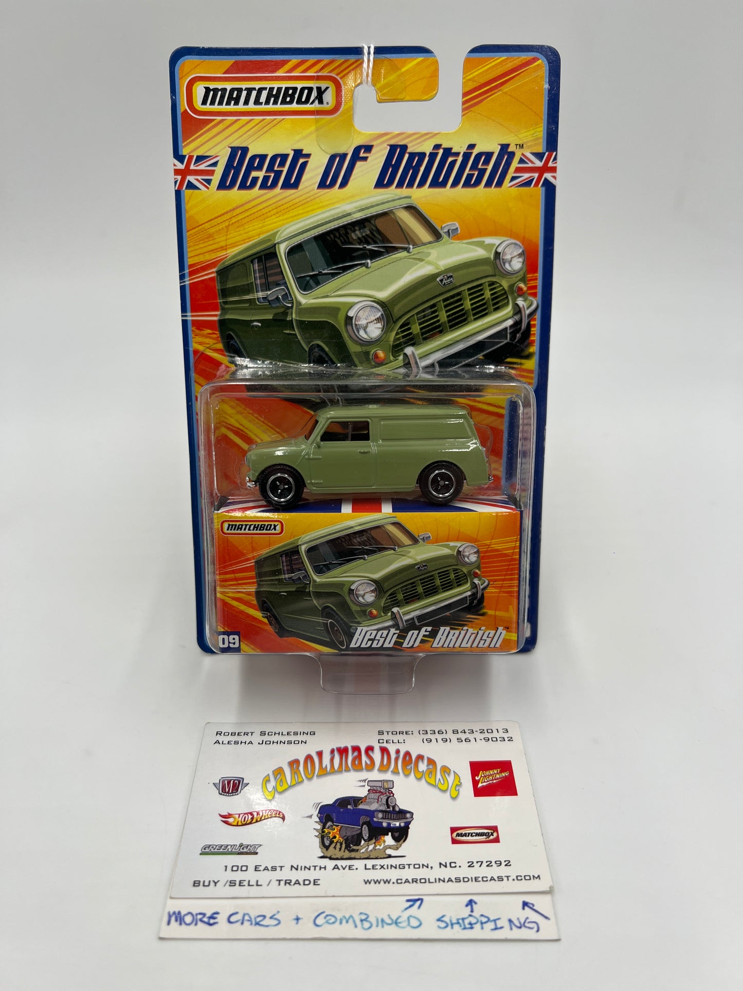 Matchbox Best Of British #9 65 Austin Mini Van Green 173E