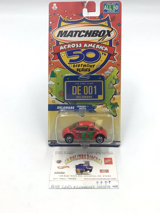 Matchbox Across America Delaware concept 1 Beetle 212H